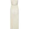 Deeliah Halterneck Crochet Maxi Dress – Ivory Deeliah Halterneck Crochet Maxi Dress – Ivory
