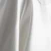 Delphine Satin Strapless Maxi Gown – White