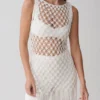 Devlin Macrame Tassel Mini Dress – Ivory Devlin Macrame Tassel Mini Dress – Ivory