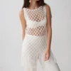 Devlin Macrame Tassel Mini Dress – Ivory Devlin Macrame Tassel Mini Dress – Ivory