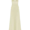 Dinah Lace And Satin Maxi Dress – Lemon Dinah Lace And Satin Maxi Dress – Lemon