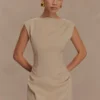 Doris Sleeveless Mini Dress – Camel Doris Sleeveless Mini Dress – Camel
