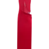 Edwina Knotted Mesh Maxi Dress – Red Edwina Knotted Mesh Maxi Dress – Red