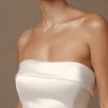 Eileen Strapless Wedding Gown – White Eileen Strapless Wedding Gown – White