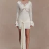 Electra Slinky Lace Mini Dress – Ivory Electra Slinky Lace Mini Dress – Ivory