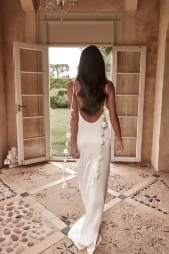 Elenora Rose Gown – White