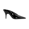 Emerson Patent Faux Leather Point Heel – Black Emerson Patent Faux Leather Point Heel – Black