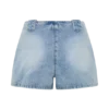 Erin Mid Rise Denim Shorts – Washed Light Blue