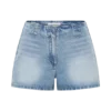 Erin Mid Rise Denim Shorts – Washed Light Blue