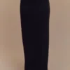 Eris Scuba Jersey Maxi Skirt – Black
