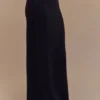 Eris Scuba Jersey Maxi Skirt – Black