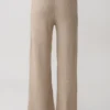 Evan Knit Wide Leg Pants – Beige Marle Evan Knit Wide Leg Pants – Beige Marle