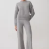 Evan Knit Wide Leg Pants – Grey Marle Evan Knit Wide Leg Pants – Grey Marle