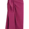 Evie Cotton Sarong – Wine Evie Cotton Sarong – Wine