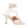 Ezekiel Strappy Sandal Heel – Ivory