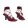 Ezekiel Strappy Sandal Heel – Wine