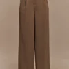 Faith Suiting Wide Leg Pant – Cacao Brown Faith Suiting Wide Leg Pant – Cacao Brown