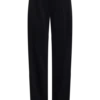 Fatima Satin Straight Leg Pant – Black Fatima Satin Straight Leg Pant – Black