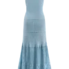 Finley Pointelle Knit Maxi Dress – Cornflower Blue Finley Pointelle Knit Maxi Dress – Cornflower Blue