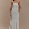 Finley Pointelle Knit Maxi Dress – Ivory