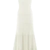 Finley Pointelle Knit Maxi Dress – Ivory