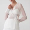 Frankie Satin Mini Skirt – White Frankie Satin Mini Skirt – White