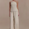 Gabby Straight Leg Linen Pants – Natural Gabby Straight Leg Linen Pants – Natural