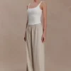 Gabby Straight Leg Linen Pants – Natural Gabby Straight Leg Linen Pants – Natural