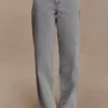 Georgette Mid Rise Paneled Denim Jeans – Grey Georgette Mid Rise Paneled Denim Jeans – Grey