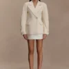 Wesley Structured Blazer – Buttercream