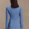 Christel Suiting Fitted Blazer – Ocean Blue Christel Suiting Fitted Blazer – Ocean Blue