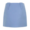 Gina Suiting Mini Skirt – Ocean Blue