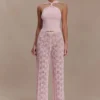 Glinda Crochet Pants – Baby Pink Glinda Crochet Pants – Baby Pink