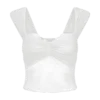 Guinevere Lace And Mesh Top – Ivory Guinevere Lace And Mesh Top – Ivory