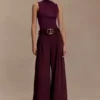Hadleigh Sleeveless Slinky Top – Burgundy Hadleigh Sleeveless Slinky Top – Burgundy