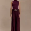 Hadleigh Sleeveless Slinky Top – Burgundy Hadleigh Sleeveless Slinky Top – Burgundy