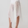 Haime Lace Hankie Midi Skirt – Ivory Haime Lace Hankie Midi Skirt – Ivory