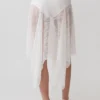Haime Lace Hankie Midi Skirt – Ivory Haime Lace Hankie Midi Skirt – Ivory
