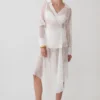 Haime Lace Hankie Midi Skirt – Ivory Haime Lace Hankie Midi Skirt – Ivory