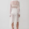 Haime Lace Hankie Midi Skirt – Ivory Haime Lace Hankie Midi Skirt – Ivory