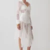 Haime Lace Hankie Midi Skirt – Ivory Haime Lace Hankie Midi Skirt – Ivory