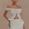 Haisley Off Shoulder Knit Top – Ivory Haisley Off Shoulder Knit Top – Ivory