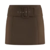 Hayes Faux Suede Belted Mini Skirt – Chocolate Hayes Faux Suede Belted Mini Skirt – Chocolate