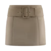 Hayes Faux Suede Belted Mini Skirt – Sand Hayes Faux Suede Belted Mini Skirt – Sand