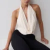 Huyen Cowl Front Modal Top – Ivory Huyen Cowl Front Modal Top – Ivory
