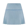 Indy Pointelle Knit Mini Skirt – Cornflower Blue