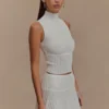 Indy Pointelle Knit Top – Ivory