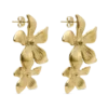 Infatuated Drop Flower Earrings – Gold Infatuated Drop Flower Earrings – Gold