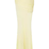 Irene Gathered Knit Maxi Skirt – Lemon Irene Gathered Knit Maxi Skirt – Lemon
