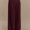 Jacqueline Pleated Wide Leg Pants – Mahogany Jacqueline Pleated Wide Leg Pants – Mahogany